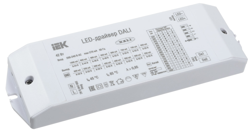 Драйвер для светодиодных светильников DALI IEK® — для «умного» освещения