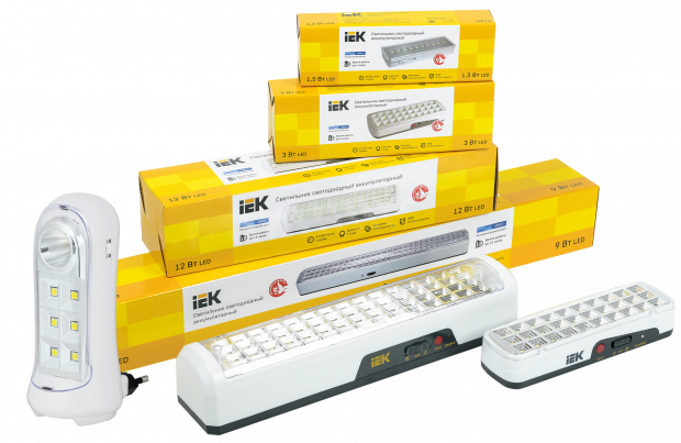 Модельный ряд светодиодных аккумуляторных светильников ДБА IEK® расширен самым компактным светильником – ДБА 3924 и самым мощным (24 вт) – ДБА 3929.