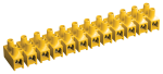 картинка Зажимы винтовые ЗВИ полистирол желтые магазин IEK являющийся официальным дистрибьютором в России 